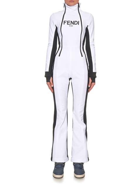 fendi white jumpsuit|Fendi dresses.